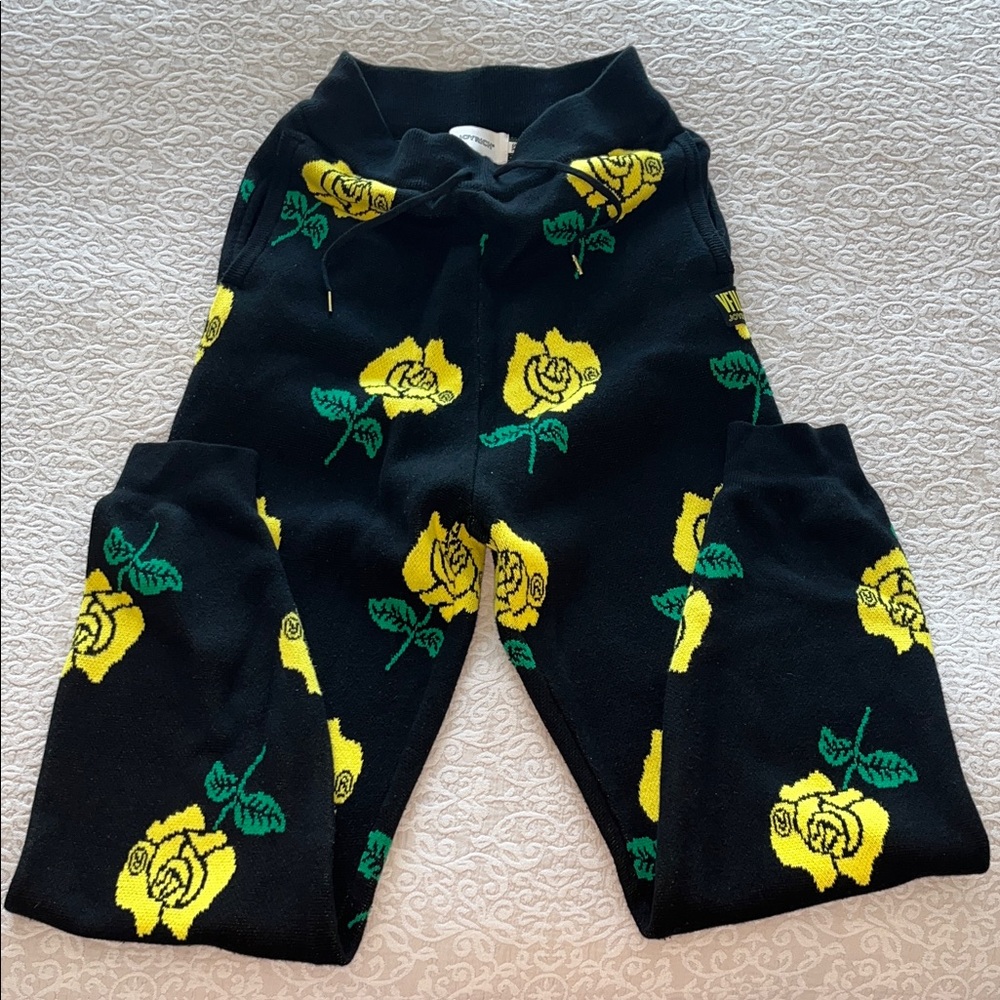 VFILES x JOYRICH Rose Knit Jogger Pants